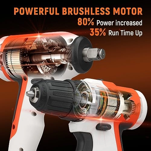 Cordless Drill + Cordless Impact Driver - 2 x 2.0Ah 20V