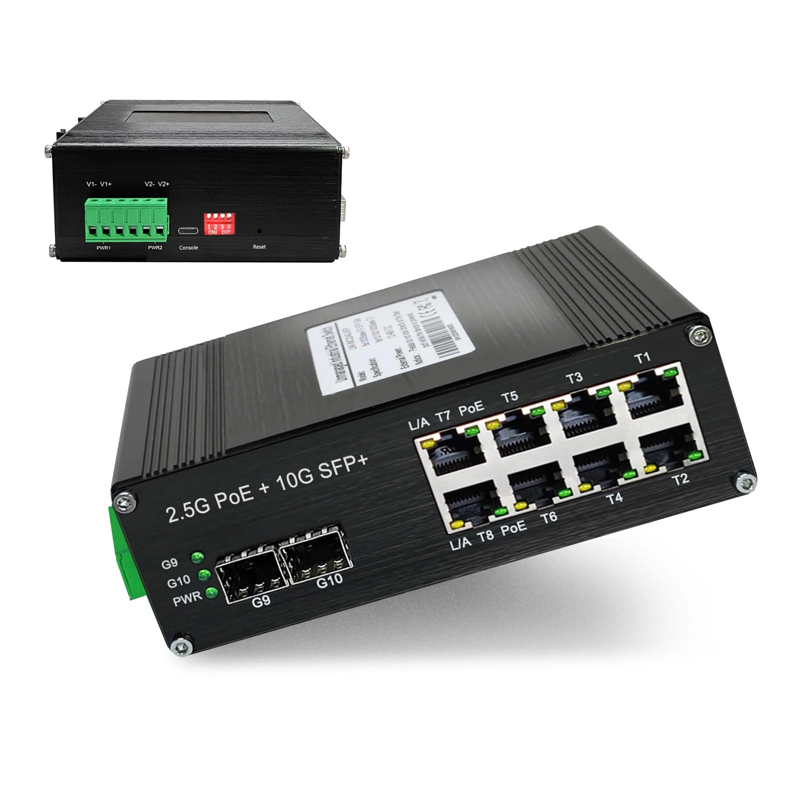 Xinyuanhuitong Managed 8PoE+2SFP -2.5G 10-ports