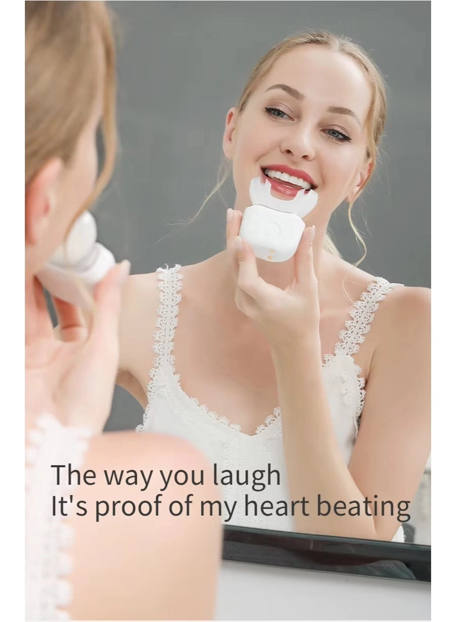 Ultrasonic Teeth Cleaner - U-Shaped 30,000 VPM USB Rechargeable
