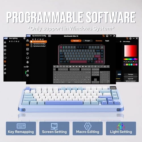 Vibe75 - 75% 2.4 GHz wireless, Bluetooth, USB-C