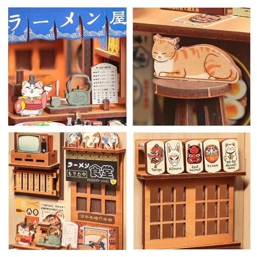 Book Nook Kit - DIY Miniature House 3D Wooden Puzzle