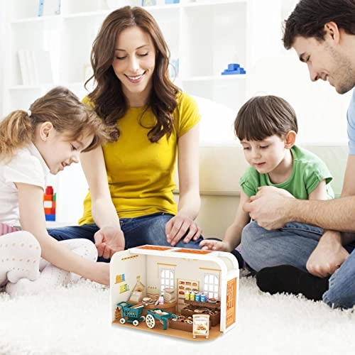 Miniature Dollhouse Kit - Children House 1:32