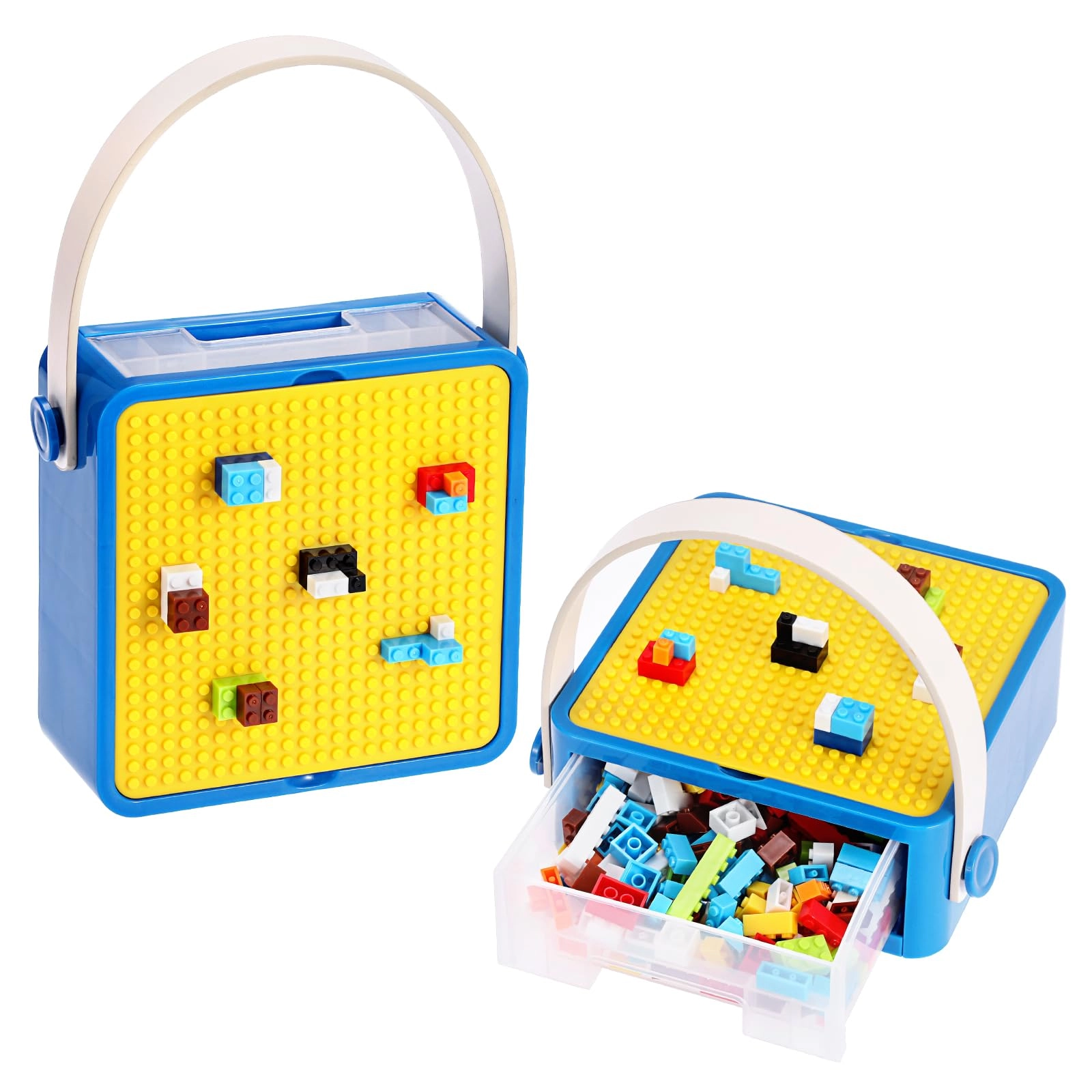 OGANAZI Building Block Bricks Storage Box - Plastic