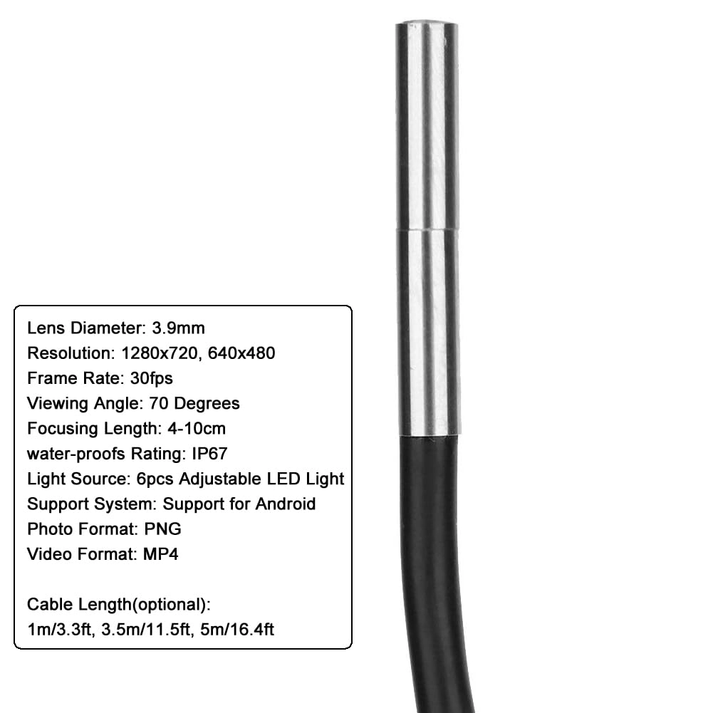 USB Endoscope - 3.9mm 3.5m