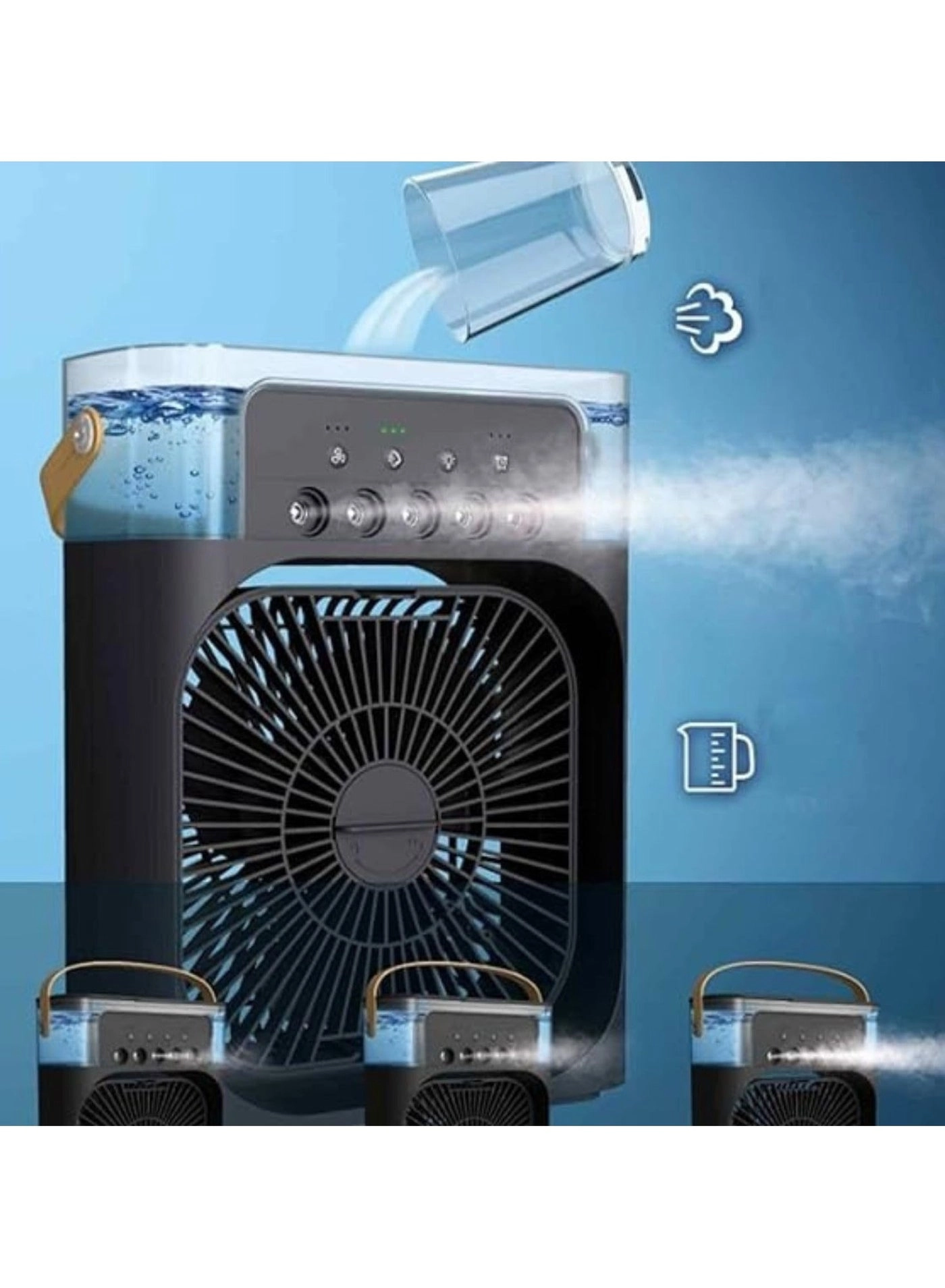 Portable Fan - 10 W Pink