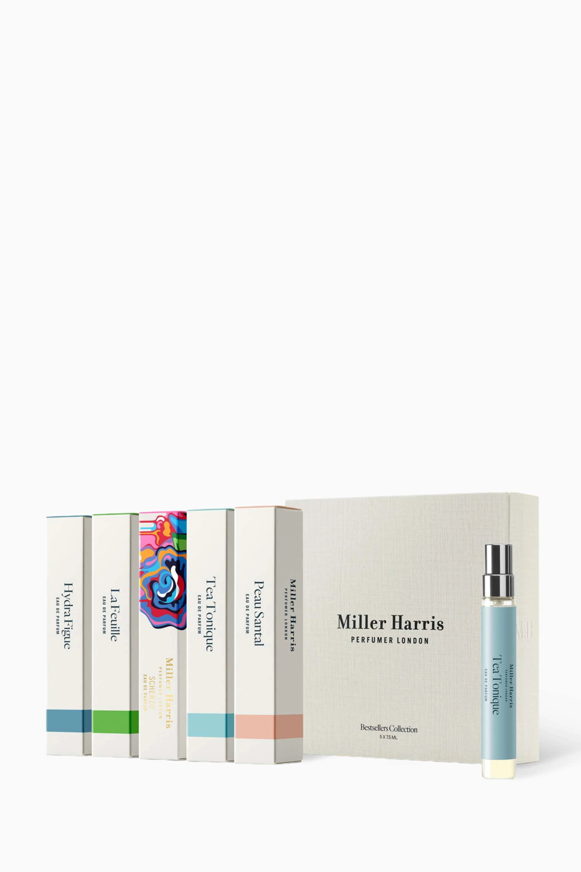 Tea Tonique - 7.5ml Eau de Parfum + Peau Santal - 7.5ml Eau de Parfum + Hydra Figue - 7.5ml Eau de Parfum + La Feuille - 7.5ml Eau de Parfum + Scherzo - 7.5ml Eau de Parfum