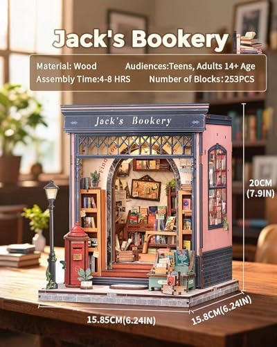 Book Nook Kit - Bookshelf Scene