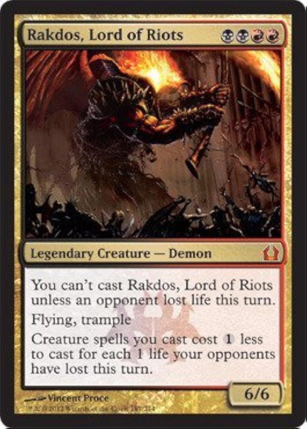 Magic: the Gathering Rakdos, Lord of Riots 187 - Return to Ravnica