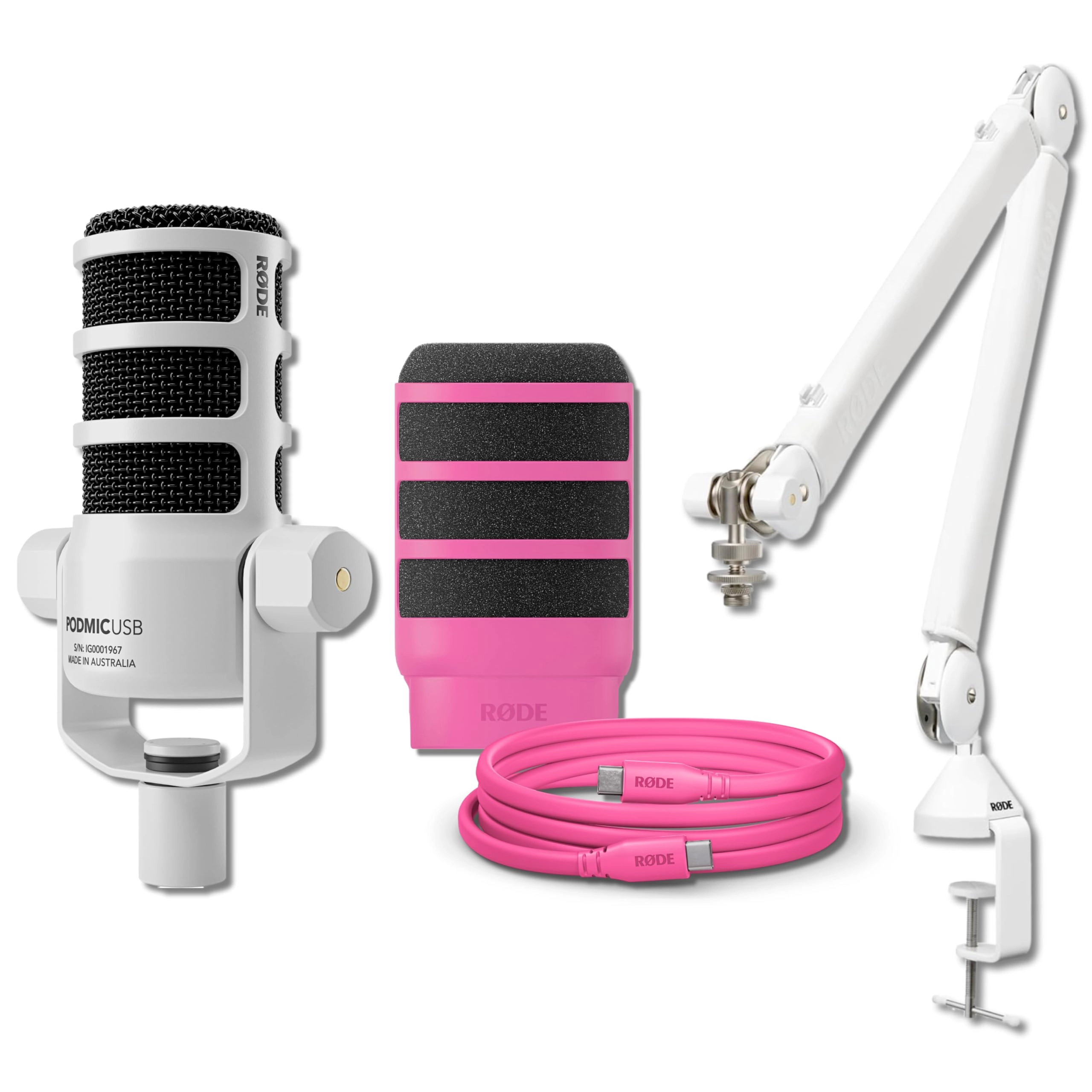 StreamEye PodMic USB + PSA1+ + WS14 + SC27 + XLR Cable USB+XLR Microphone