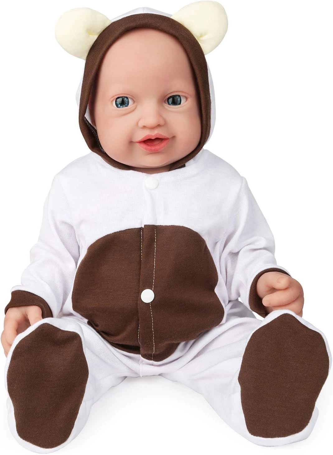 Sleeping Baby Doll - 16 inch Silicone Girl Skin Color Ages 3+