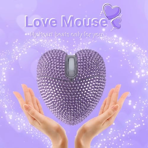 Heart-Shaped Mouse - Bluetooth USB