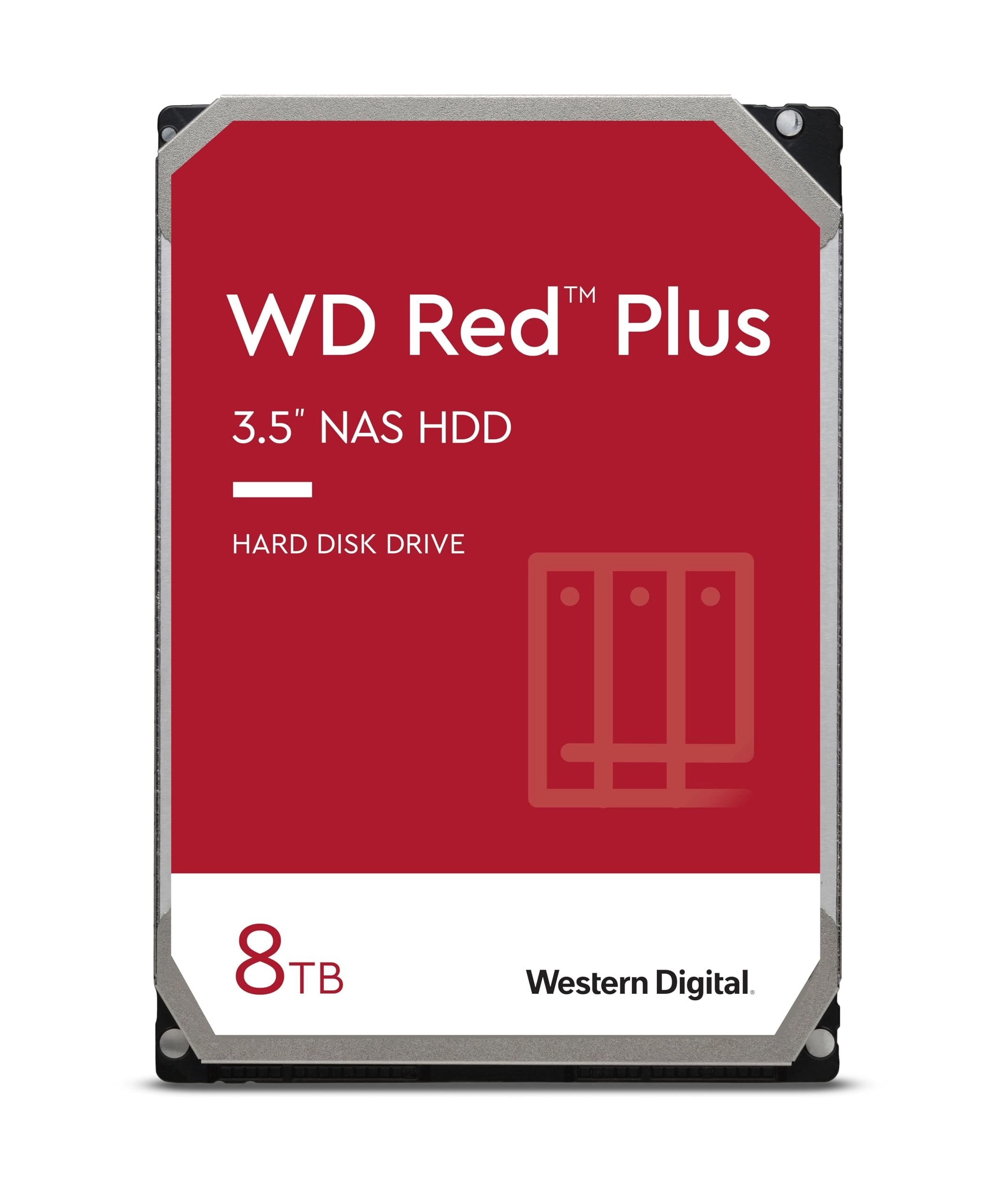 WD Red Plus 3.5" 7200rpm 256MB SATA 6Gb/s (WD80EFBX) - 8TB