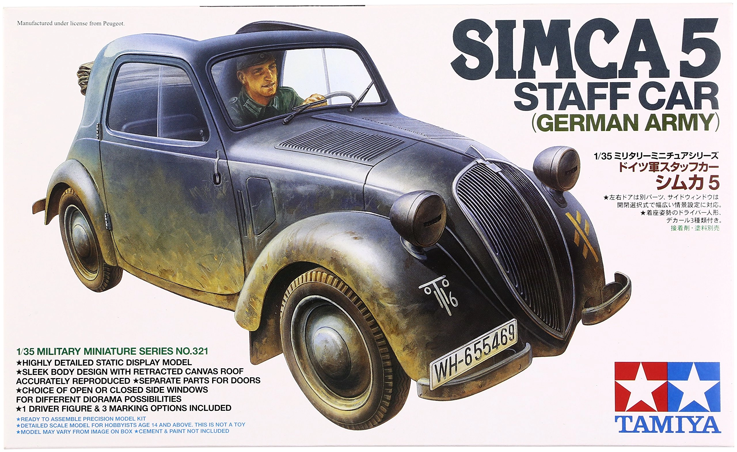 Tamiya Simca 5 Model Kit (B008TOFFOK) - 1:35