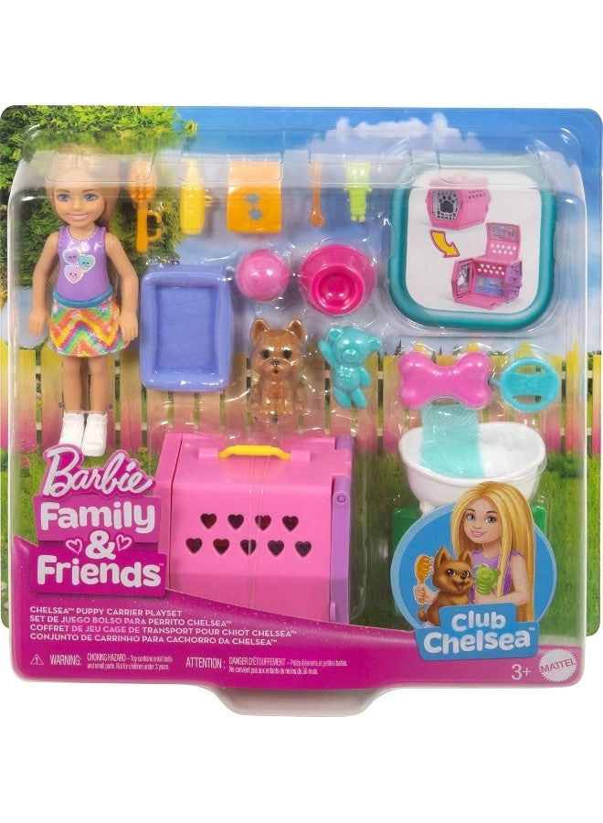 Barbie Chelsea Puppy Carrier Playset - Friends & Family Ages 3+