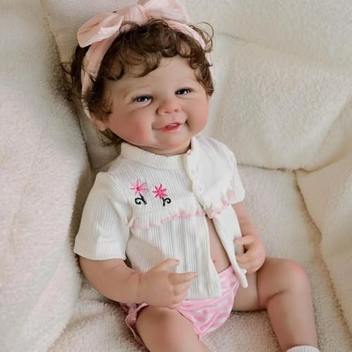 Vivienne Reborn Baby Doll - 19 inch Vinyl girl Ages 3+
