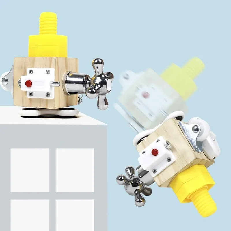 Wooden Sensory Busy Cube - Suitable for 2 years and above