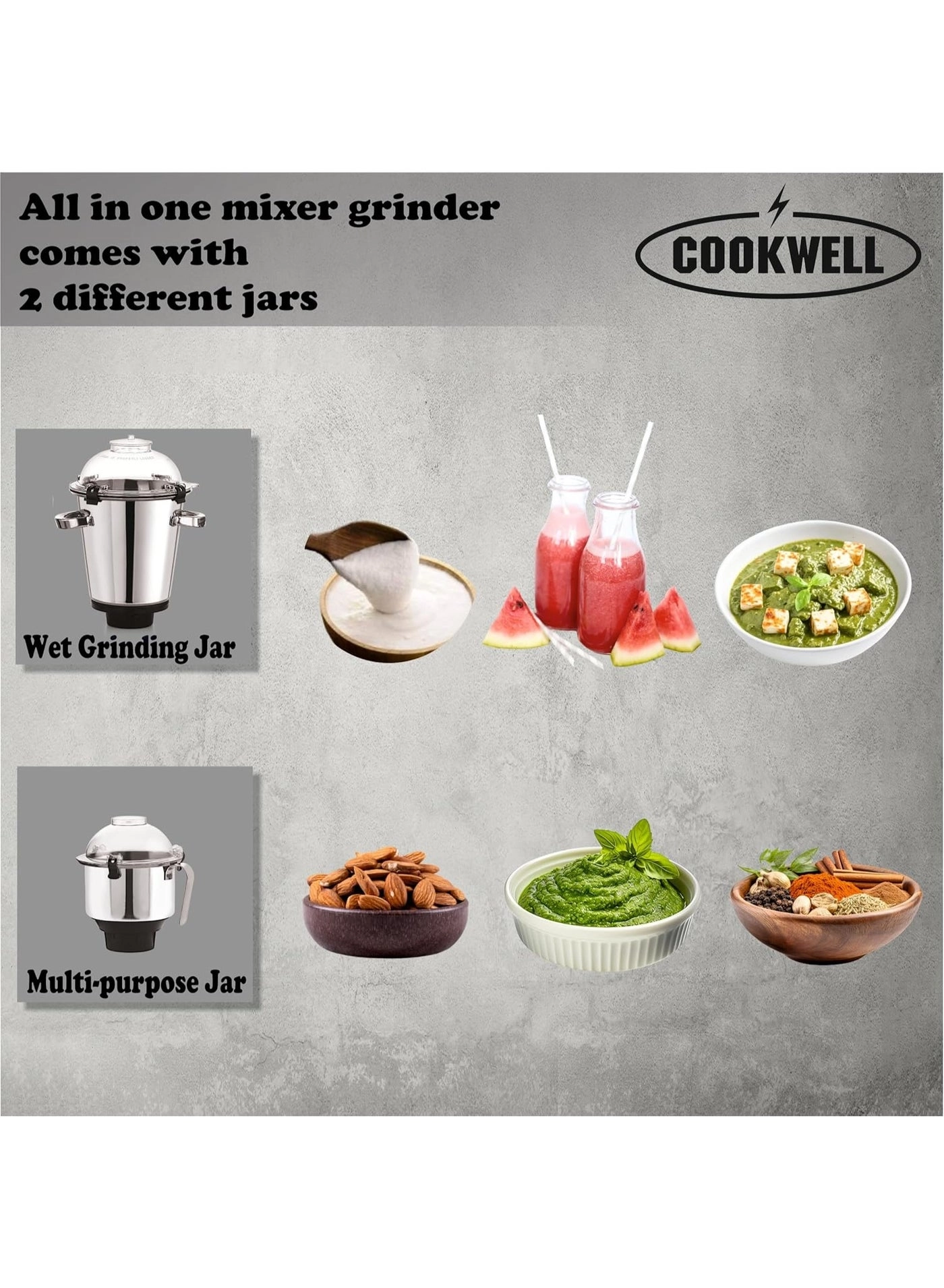 Commercial Mixer Grinder - 1500 Watt