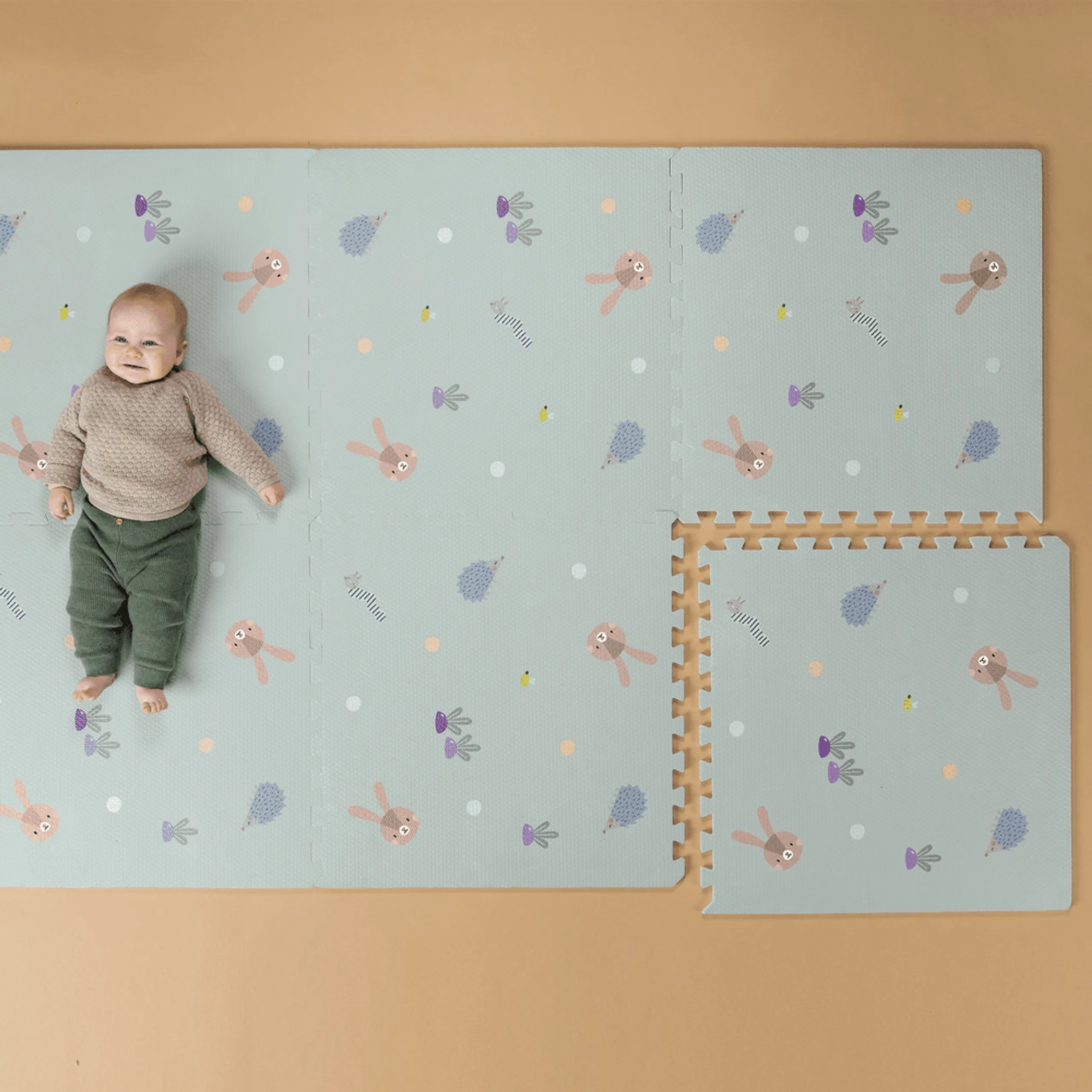 Urban Garden Foam Puzzle Mat - 0 month
