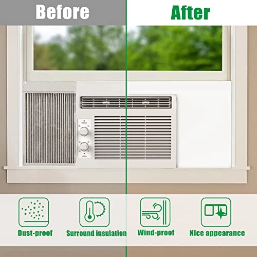 Window Air Conditioner Side Panels - fits most window air conditioners from 5,000 to 22,000 BTU