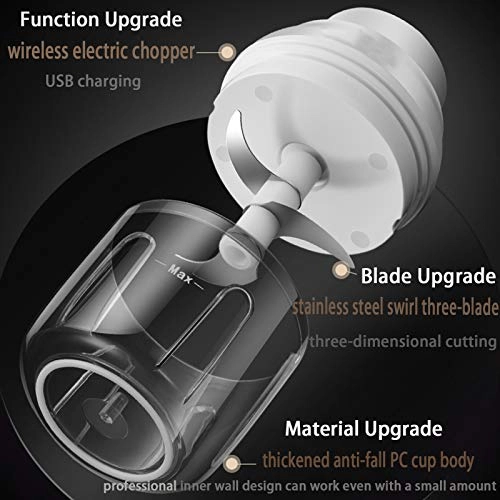 Mini Food Chopper - 1.25 Liters Battery Powered