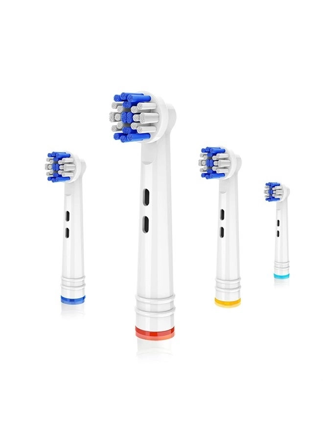 Replacement Toothbrush Heads - 4 Count Soft Ultrathin Bristles