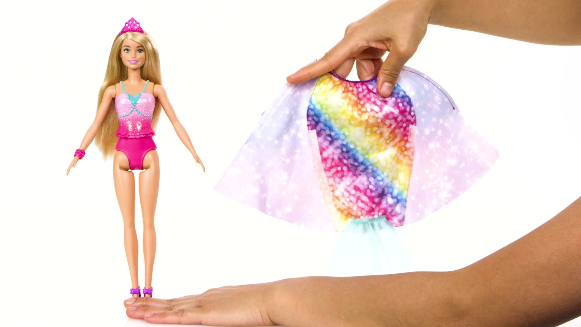 Barbie Dreamtopia - 2-In-1 11.5-In Blonde Princess To Mermaid Ages 3+