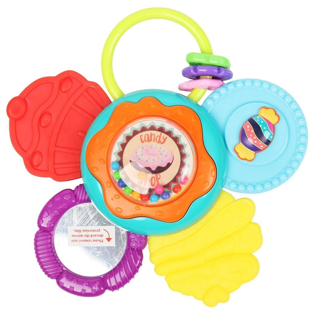 Little Angel Baby Flower Sweet Candy Rattle Teether Toy - Suitable for 3 months and above