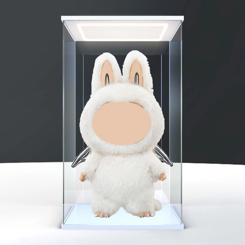 DuvinDD Acrylic Display Case - LED light 35 x 30 x 60 cm White