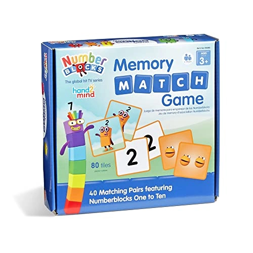 Numberblocks Memory Match Game - 3-5 80 pieces