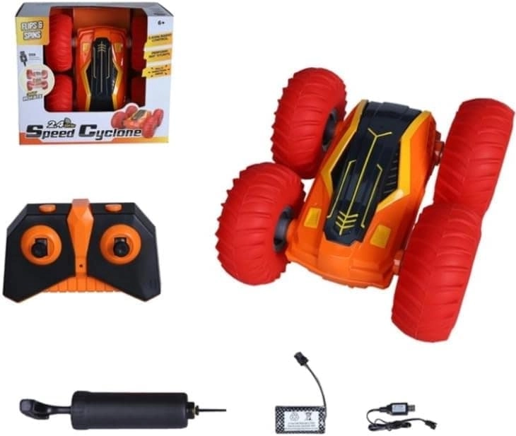 We Trade International Double Sided Gyro Stunt car - Orange 2.4GHz 20m