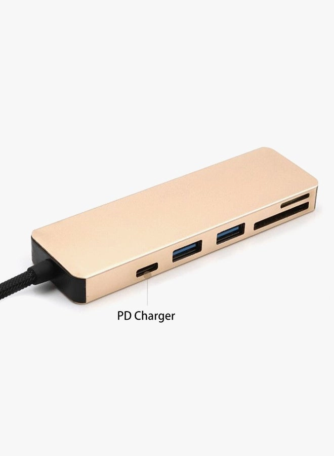 USB-C Hub - 6-In-1 3 USB 3.0 HDMI
