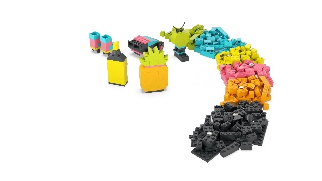 LEGO Classic Creative Neon Fun Brick Box Set (11027)