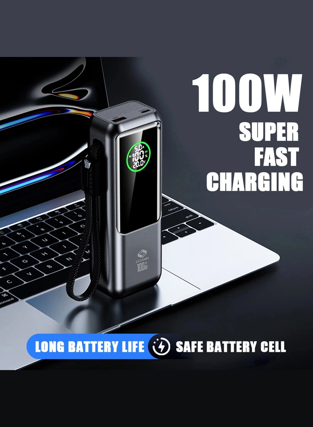 FASTCHARGING - 20000mAh 100W Fast charging