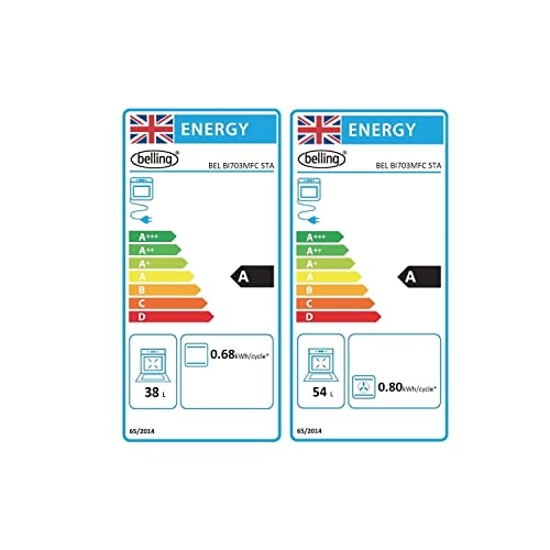 BEL-BI703MFCBLK - Electric Double Oven