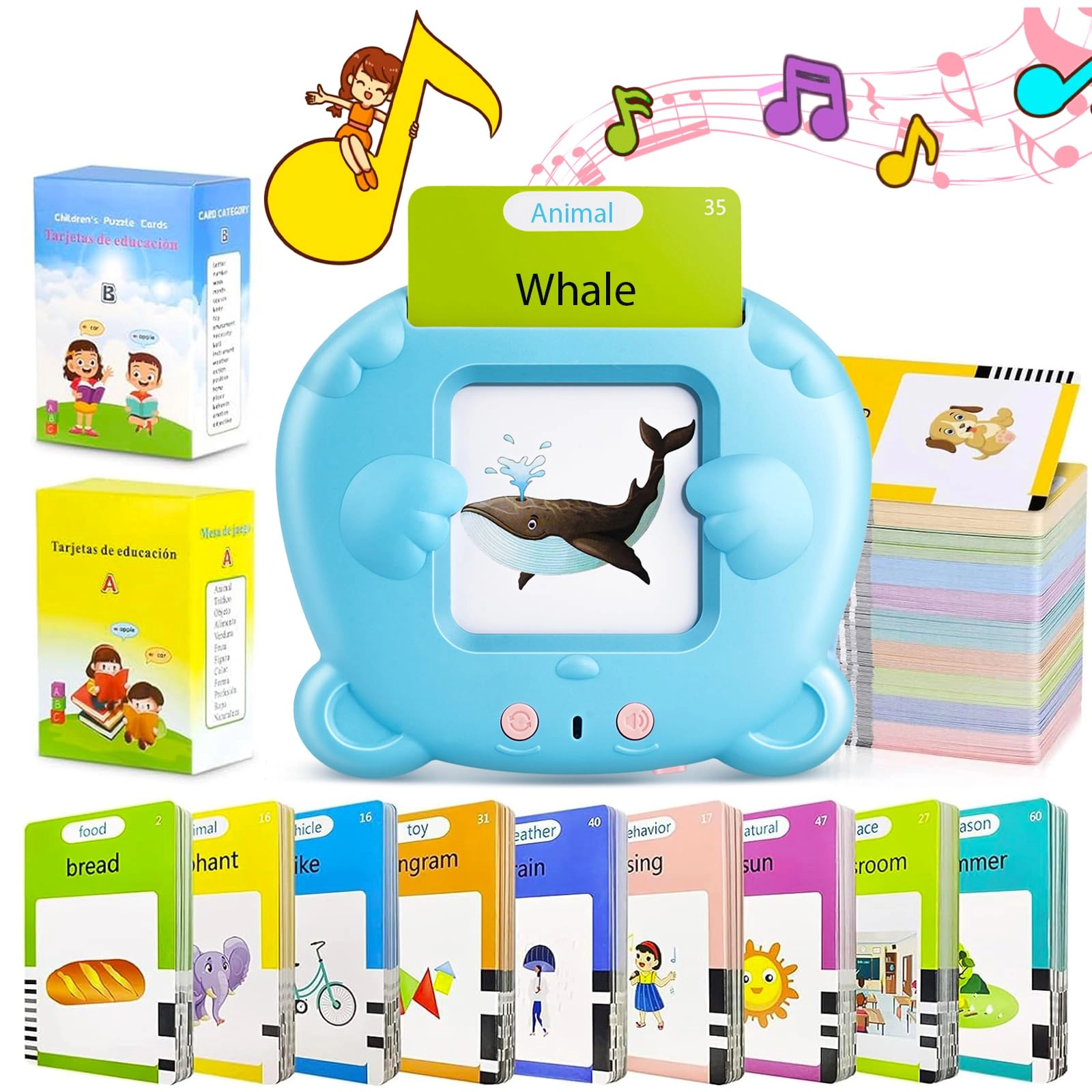 Talking Flash Card - 3+ 1 pieces
