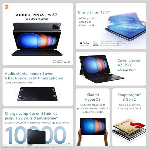 Pack PAD 6S Pro - 256GB 12.4"