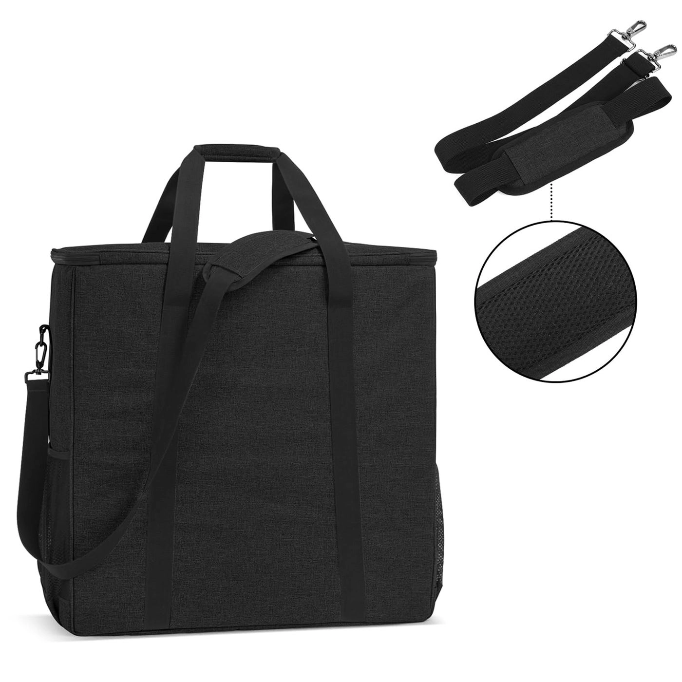 PC Carrying Case - L20"*W12"*H20.2" Desktop Tower and Monitor Desktop Travel Bag