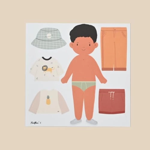 Silhouette to dress up - 3 years 3 silhouettes 28 magnets