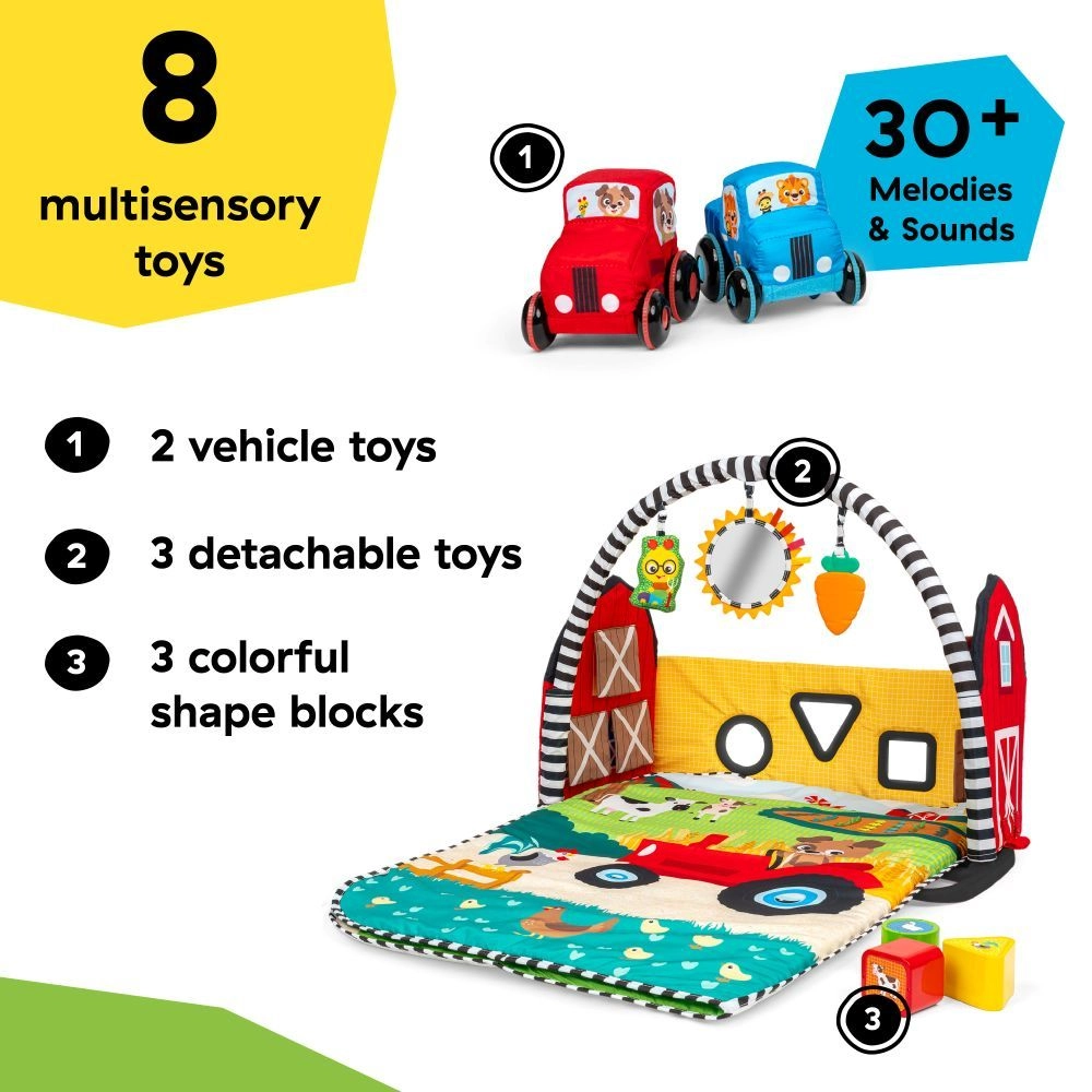 Busy Barnyard Grow With Me Activity Gym - 0 months