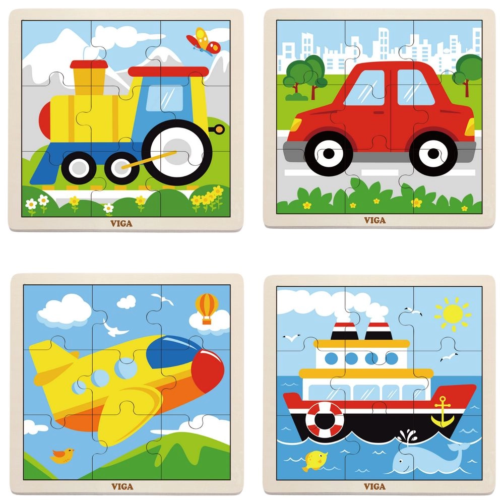 Animals and Vehicles Puzzle (29464294-51426) - 108 pcs