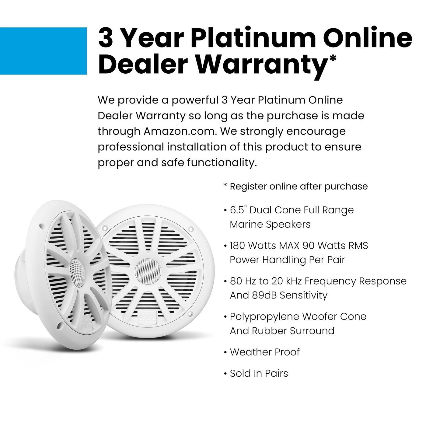 MR6W - 6.5 in 180 Watts