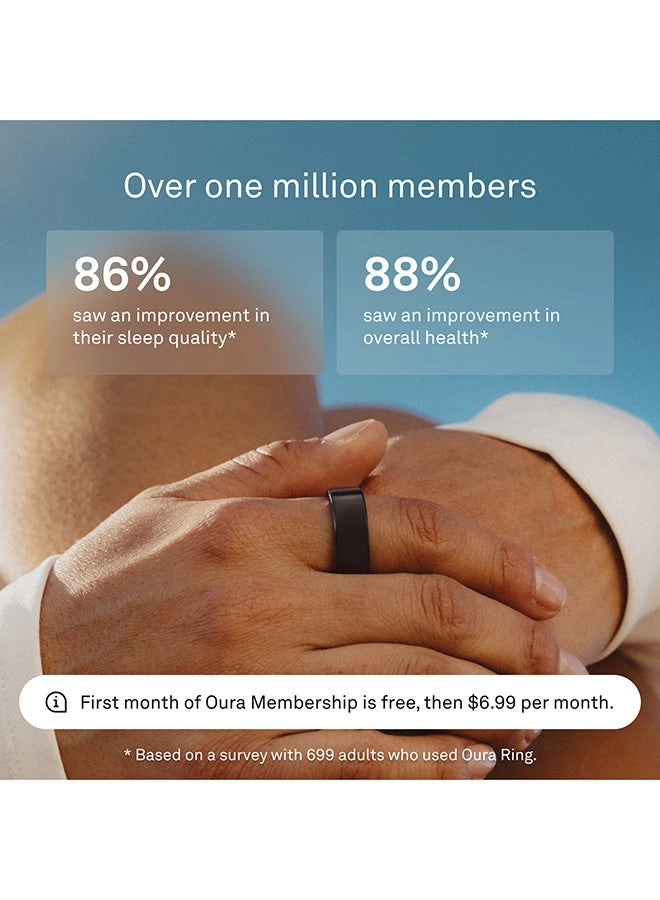 Ring 4 - Size 10 Black