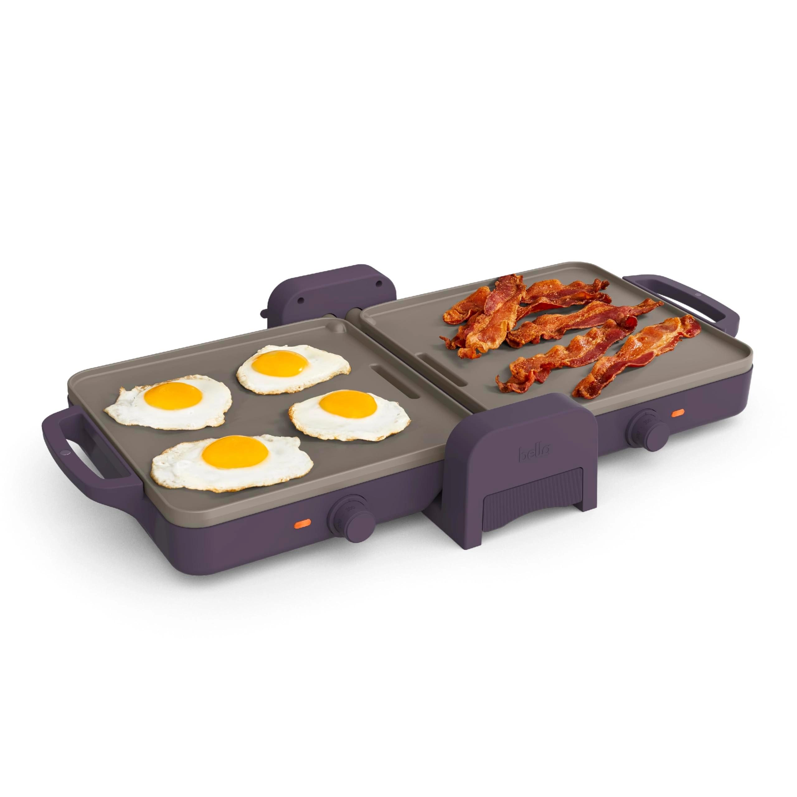 BELLA Fold & Store Dual Temp Griddle - 2 Zones 10" x 20"