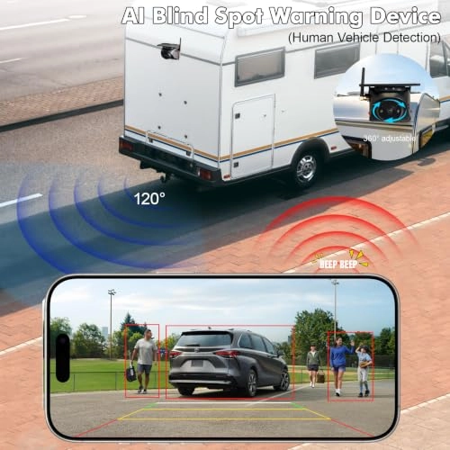 Portable Wireless Backup Camera - Night Vision Wireless 1080P