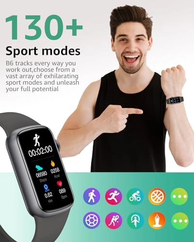 B6 - 137+Sport Modes Heart Rate Sleep Monitor