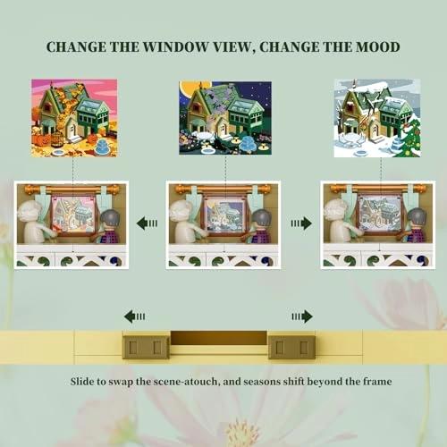 Garden-Cottage Lighting-Building-Bricks Set (10013)