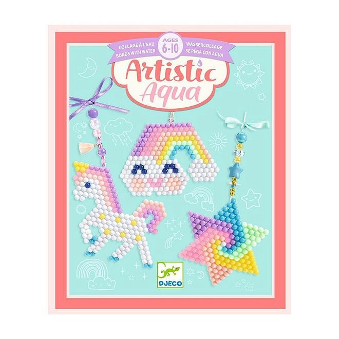 Artistic Aqua Rainbow Craft Kit - Honeycomb Plate Beads & Water