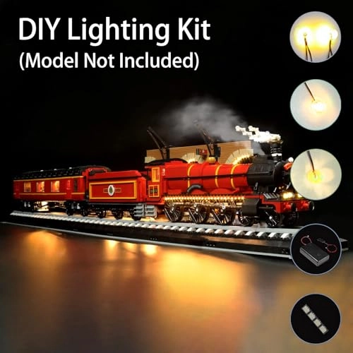 LED Light Kit for LEGO 76405 Hog-warts Express - ABS