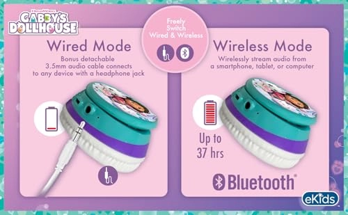 Gabbys Dollhouse Wireless Headphone