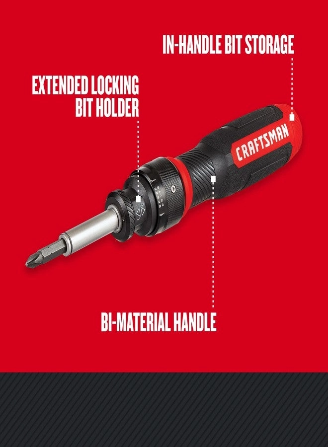 Ratcheting Screwdriver - SpeedDrive Double Ended Bits Included